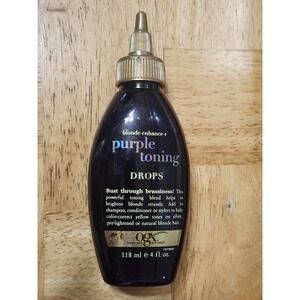 OGX‎ Blonde Enhance + Purple Toning Hair Drops, 4 fl oz~NEW